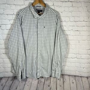 Alaskan Hardgear AKHG Roadless Standard Fit  Button Down Shirt Mens 2XL Plaid